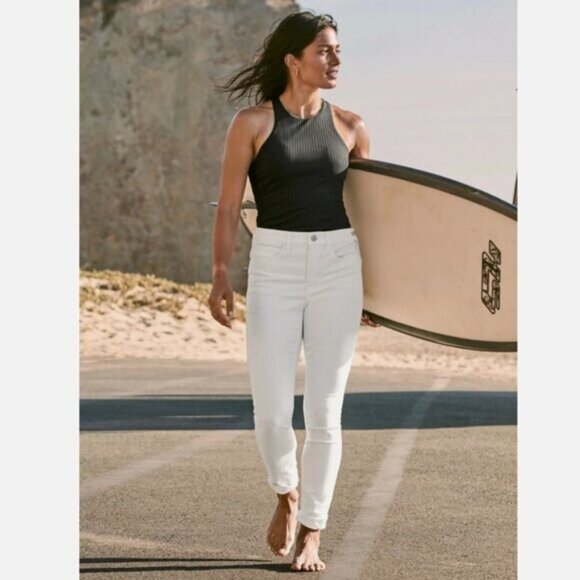 Athleta Sculptek Ultra Skinny Jean in White - 6 - Picture 1 of 10